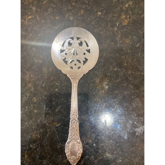 Vintage Silver-Plated Bonbon Spoon, Rendezvous by Oneida - Picture 1 of 8